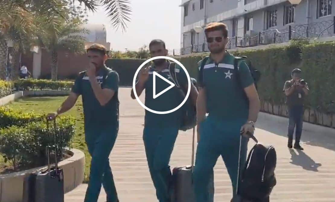 [Watch] Babar Azam-Led Pakistan Arrive In Ahmedabad For World Cup 2023 Clash vs India